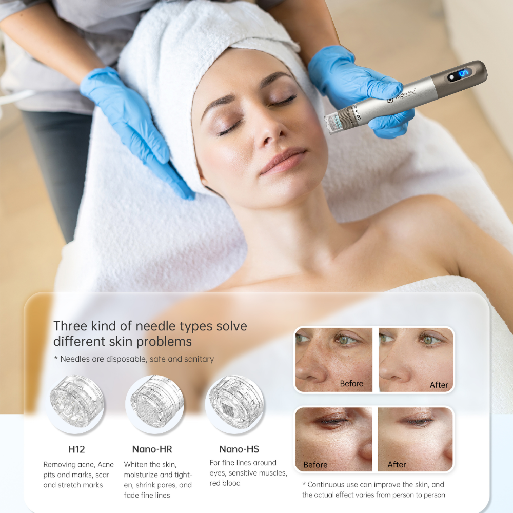 Hydra Pen H3 Professional Serum-Infusion Microneedling Pen by SKINDELUX