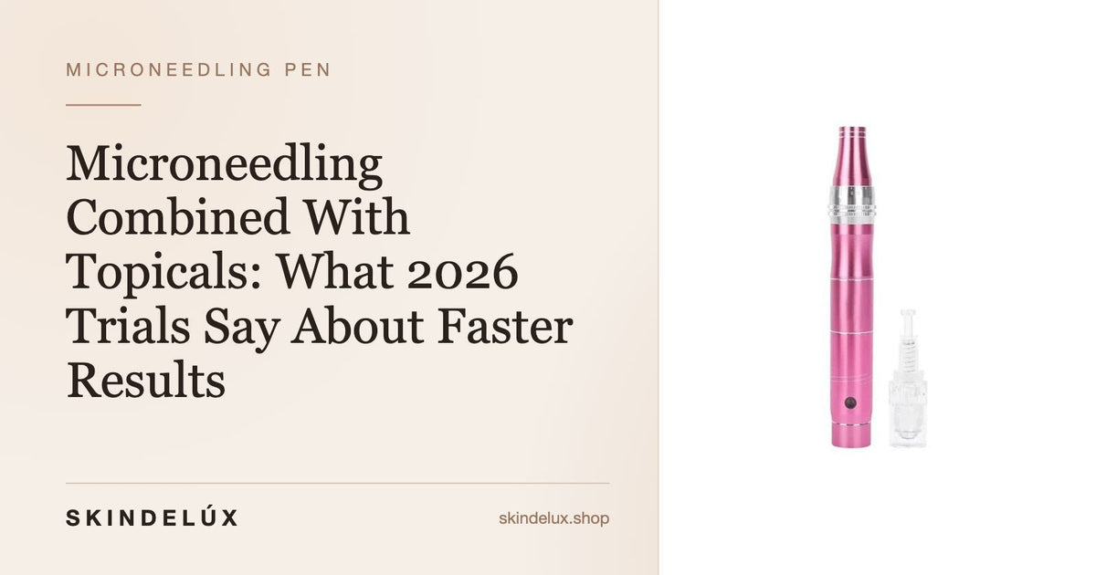 Microneedling Combined With Topicals: What 2026 Trials Say About Faster Results - Skin Delux