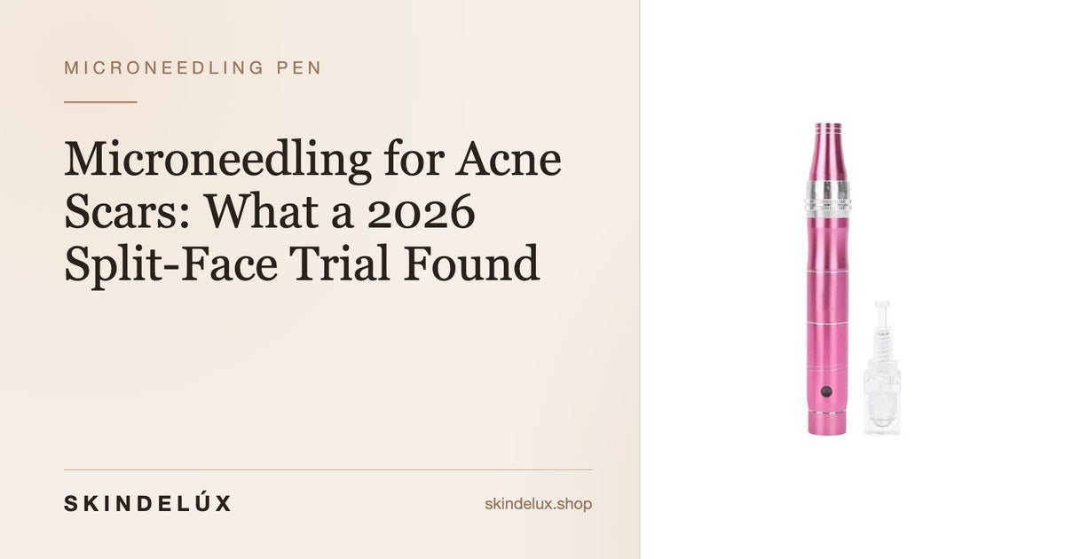 Microneedling for Acne Scars: What a 2026 Split-Face Trial Found - Skin Delux