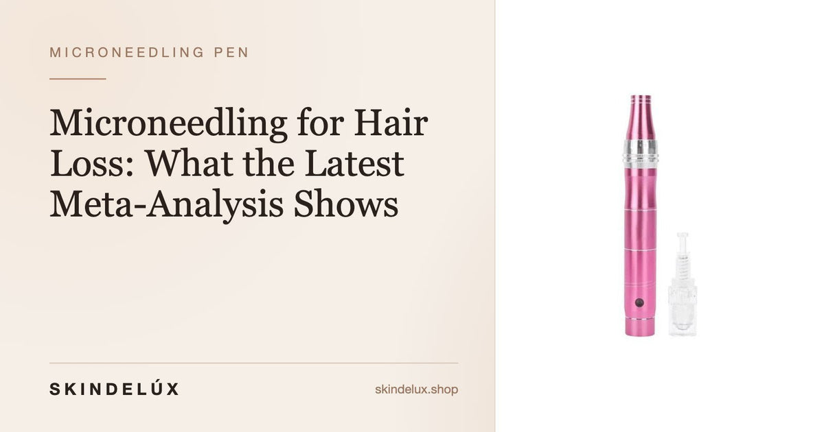 Microneedling for Hair Loss: What the Latest Meta-Analysis Shows - Skin Delux