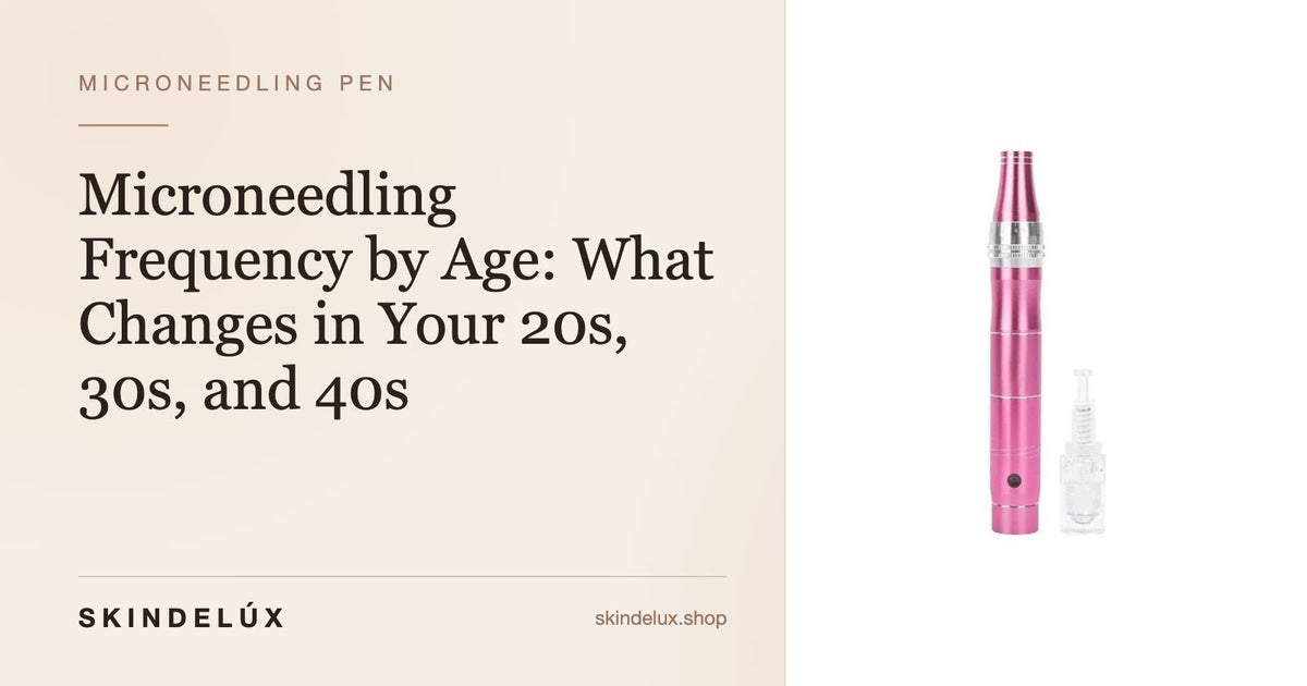 Microneedling Frequency by Age: What Changes in Your 20s, 30s, and 40s - Skin Delux