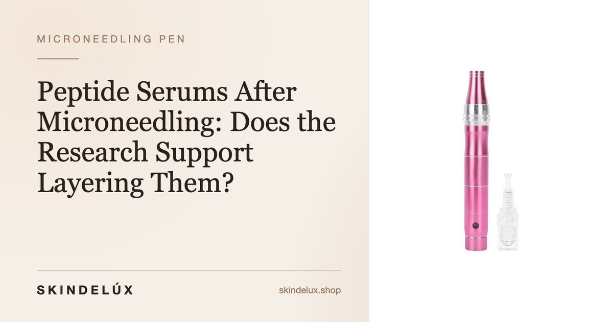 Peptide Serums After Microneedling: Does the Research Support Layering Them? - Skin Delux