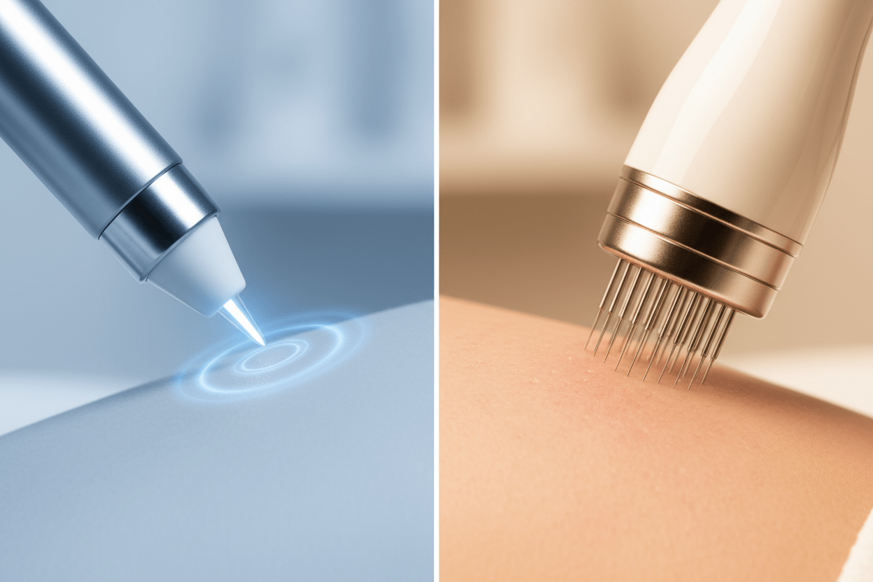 Plasma Fibroblast vs Microneedling: Which Is Right for You? - Skin Delux