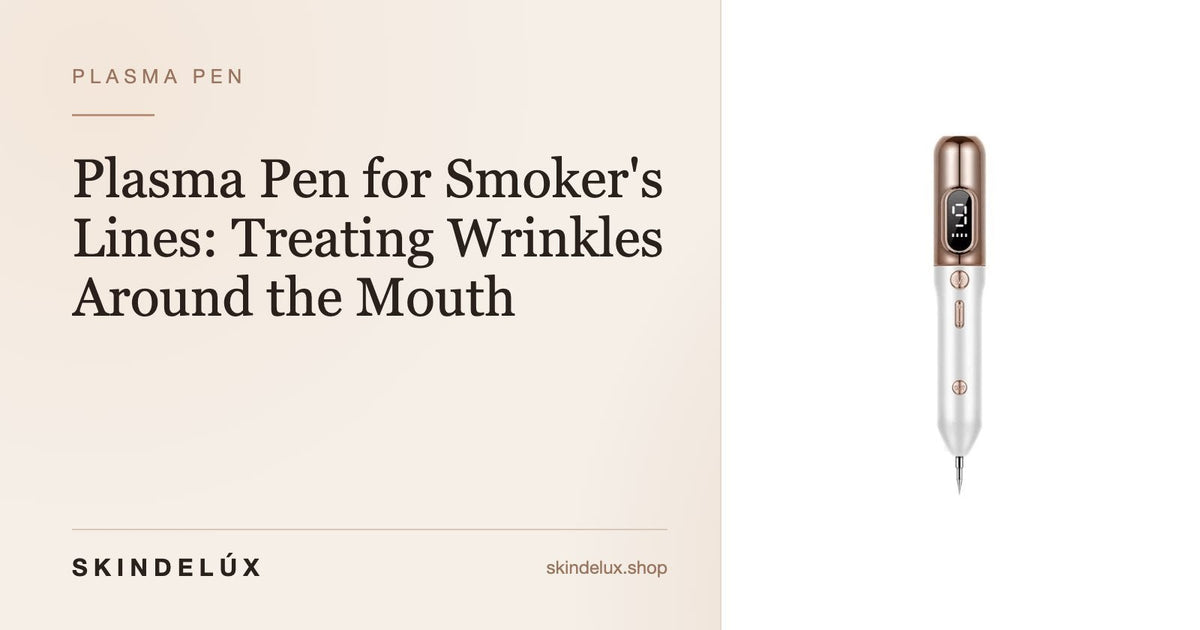 Plasma Pen for Smoker's Lines: Treating Wrinkles Around the Mouth - Skin Delux