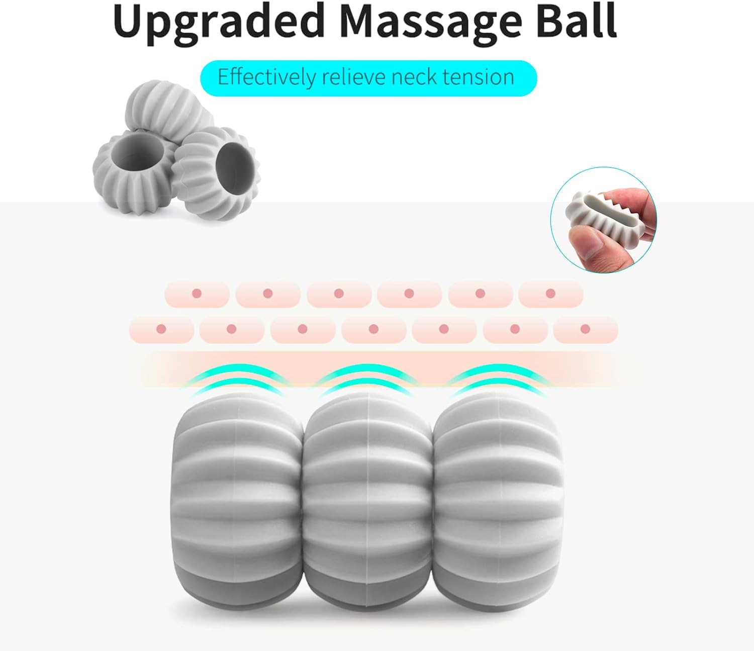 6-Ball Neck Massager Roller by SKINDELUX