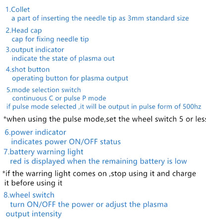 SKINDELÚX Dual-Mode Fibroblast Plasma Pen — 9-Speed Precision Device