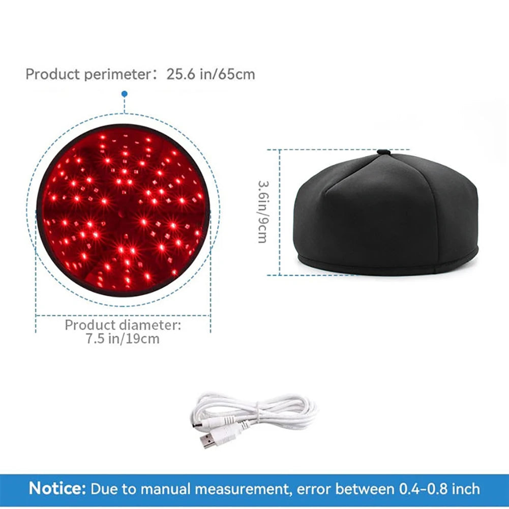 SKINDELÚX LED Hair Growth Helmet - 3D Infrared &amp; Red Light Therapy Cap