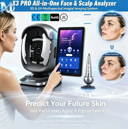 SKINDELÚX X3Pro Professional AI Skin Analyzer - 15.6" Touch Screen Diagnostic Device