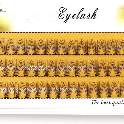 SKINDELUX 10D Luxe Eyelash Clusters - 60 Natural Bunches