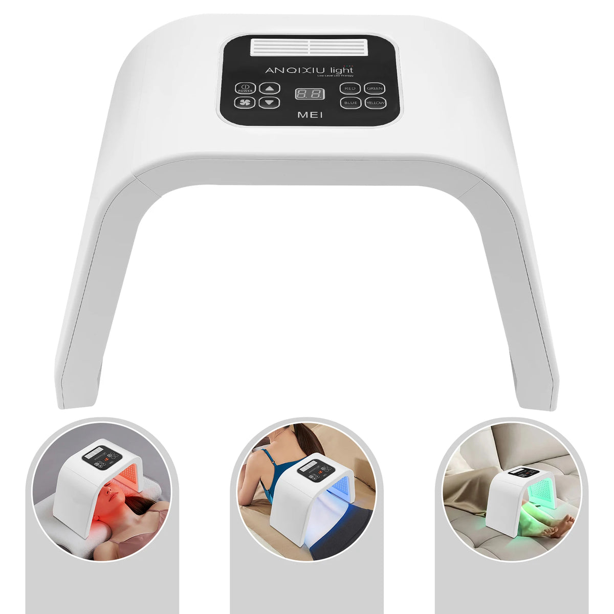 SKINDELÚX Multi-Color LED Facial Light Therapy Machine