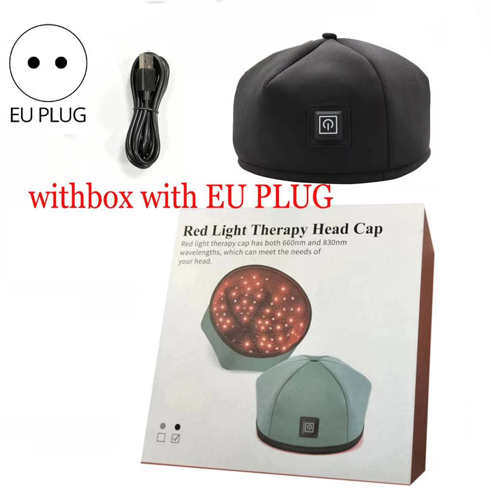 SKINDELÚX LED Hair Growth Helmet - 3D Infrared &amp; Red Light Therapy Cap