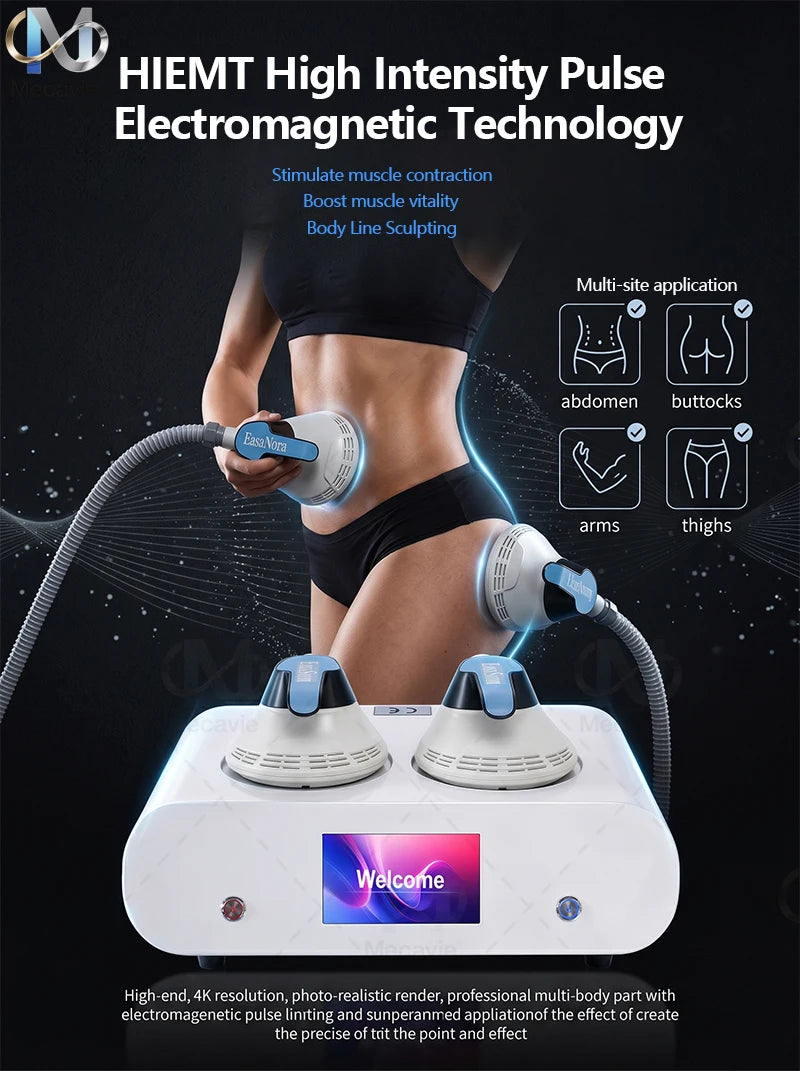 SKINDELÚX RF Multi-Area Body Contouring Machine - Muscle Building &amp; Slimming Device