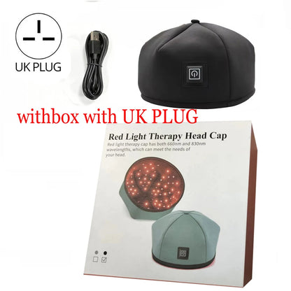 SKINDELÚX LED Hair Growth Helmet - 3D Infrared &amp; Red Light Therapy Cap