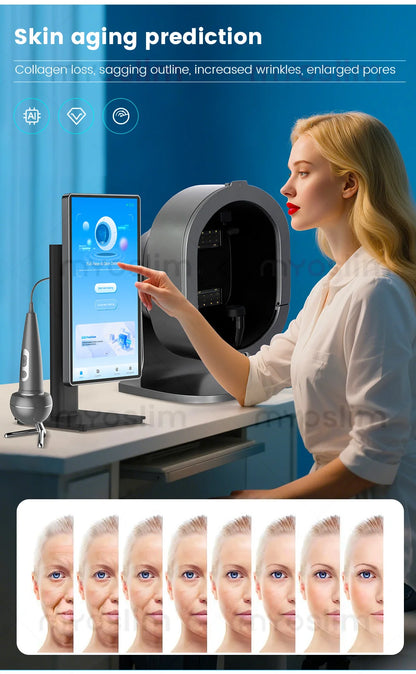 SKINDELÚX 3D AI Hair &amp; Scalp Analyzer - Multi-Spectrum Professional Diagnostic Scanner