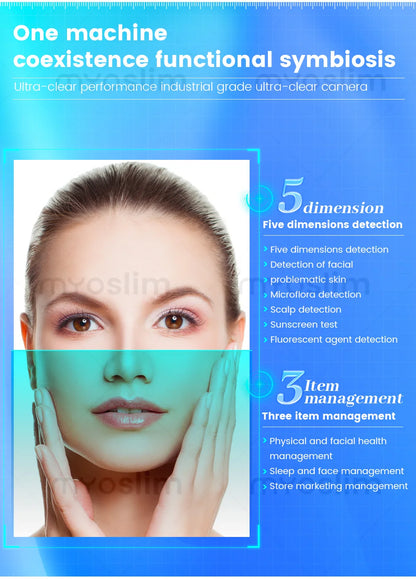 SKINDELÚX 3D AI Hair &amp; Scalp Analyzer - Multi-Spectrum Professional Diagnostic Scanner