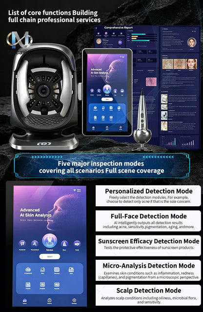 SKINDELÚX X3Pro Professional AI Skin Analyzer - 15.6" Touch Screen Diagnostic Device