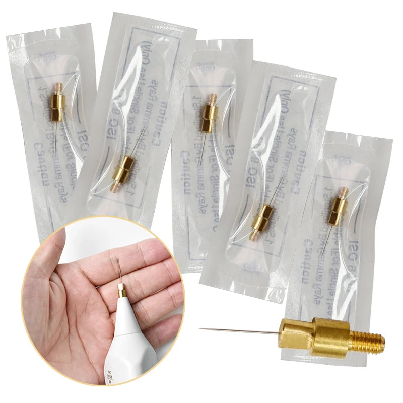 SKINDELÚX Copper Fine Needle Tips — Plasma Pen Replacement Needles