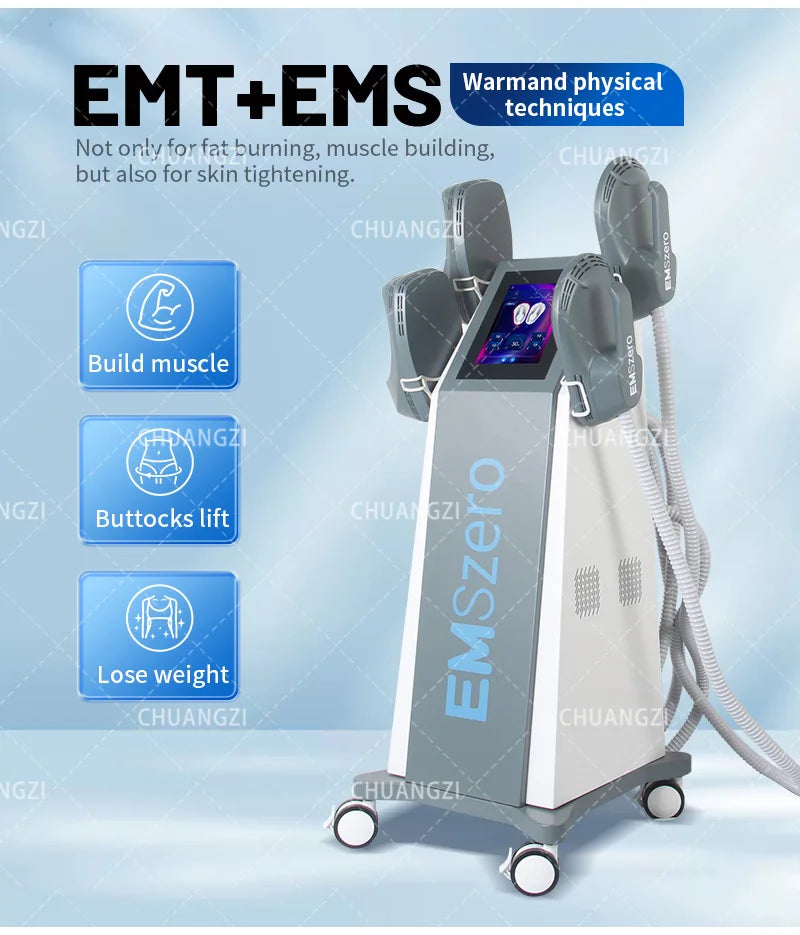 SKINDELÚX EMSculpt Pro Body Sculpting Machine - HIEMT + RF Full-Body Muscle Toning Device