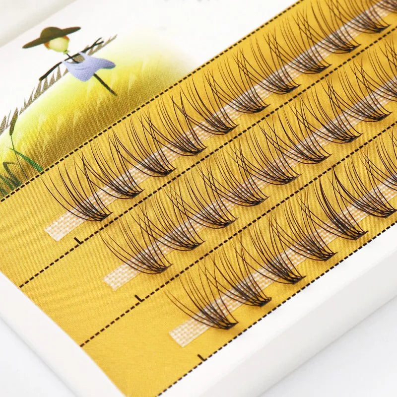 SKINDELUX 10D Luxe Eyelash Clusters - 60 Natural Bunches