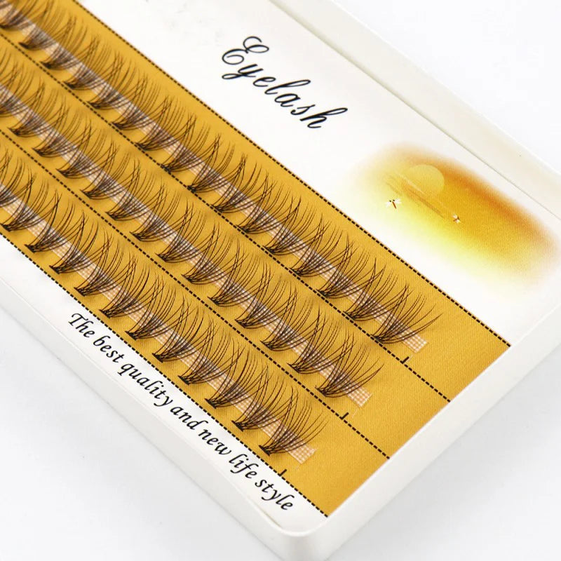 SKINDELUX 10D Luxe Eyelash Clusters - 60 Natural Bunches