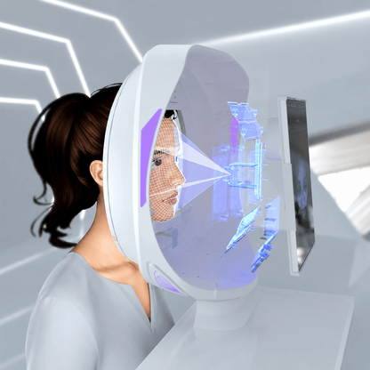 AISIA Q1 3D AI Facial Skin Analyzer - 8-Spectrum Professional Skin Analysis Device - Skin Delux