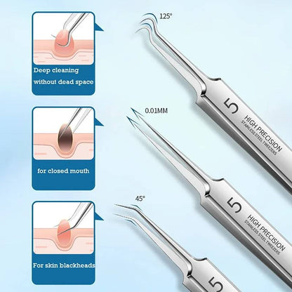 Blackhead Acne Removal Tweezers Kit for Face