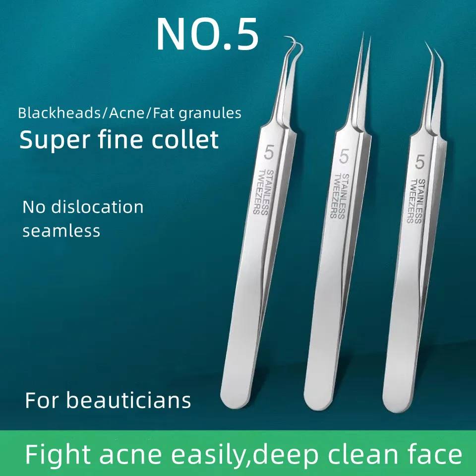 Blackhead Acne Removal Tweezers Kit for Face