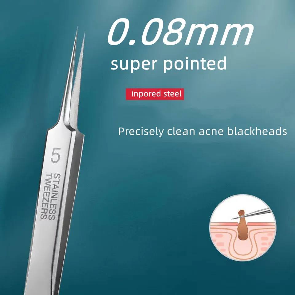 Blackhead Acne Removal Tweezers Kit for Face