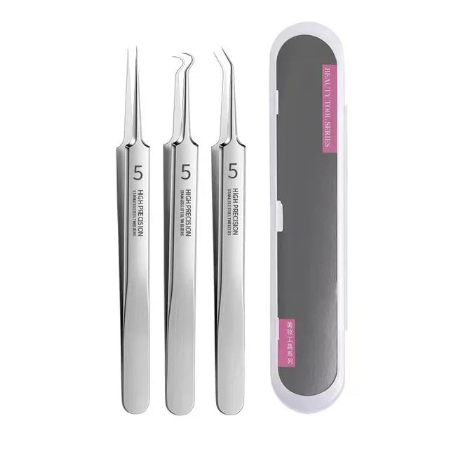 Blackhead Acne Removal Tweezers Kit for Face