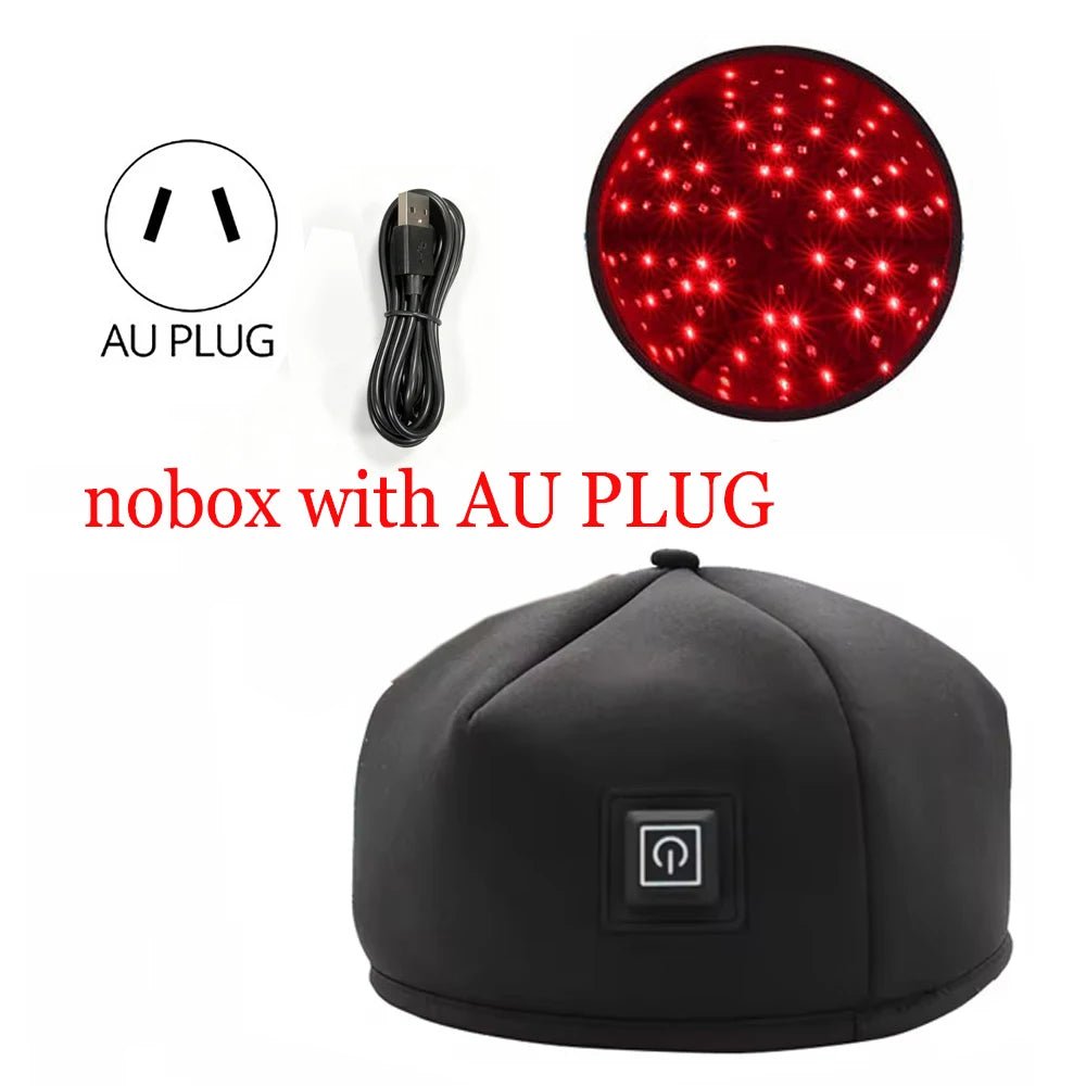 SKINDELÚX LED Hair Growth Helmet - 3D Infrared &amp; Red Light Therapy Cap - Skin Delux
