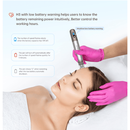 Hydra Pen H3 Professional Serum - Infusion Microneedling Pen by SKINDELUX - Skin Delux